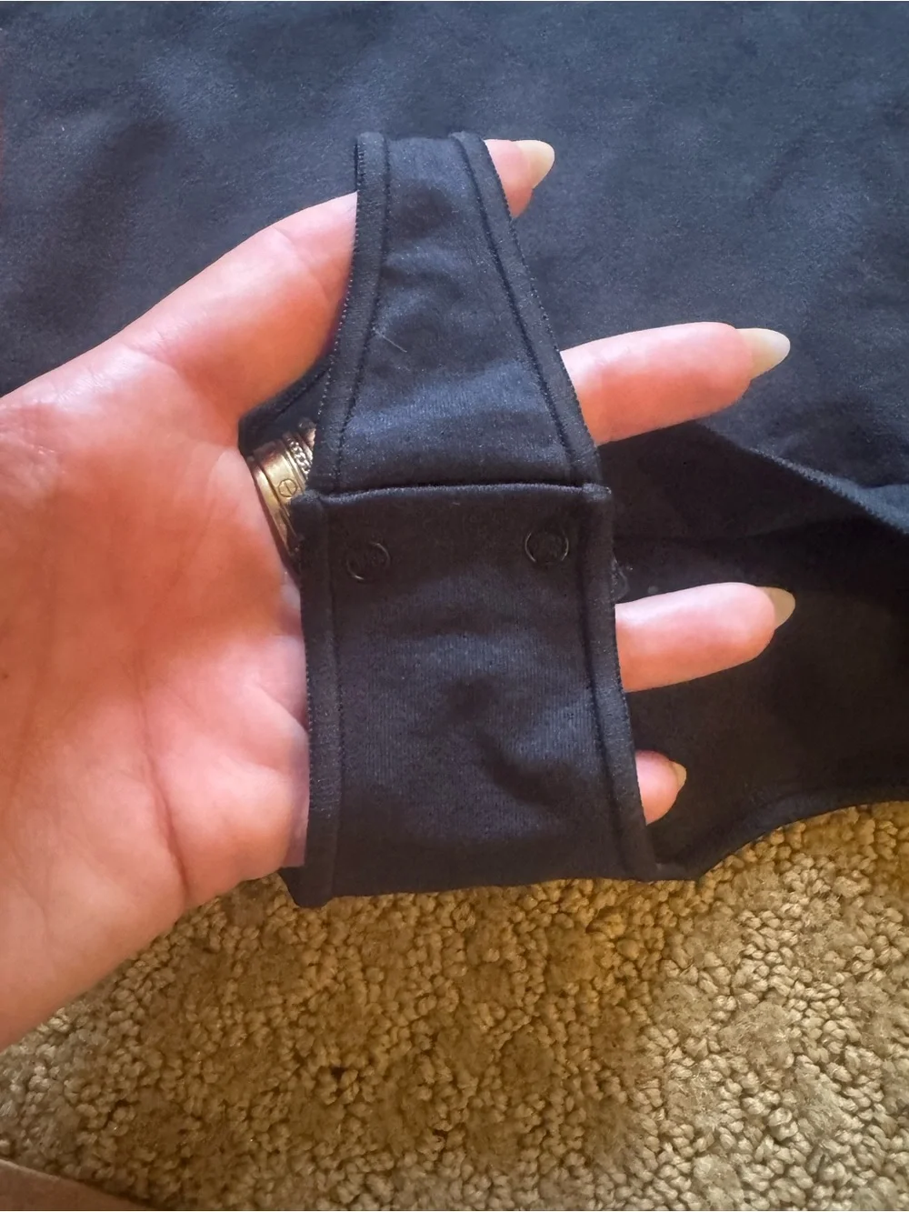 NWT SKIMS Black Essential Sleeveless Crewneck Bodysuit - Size Large